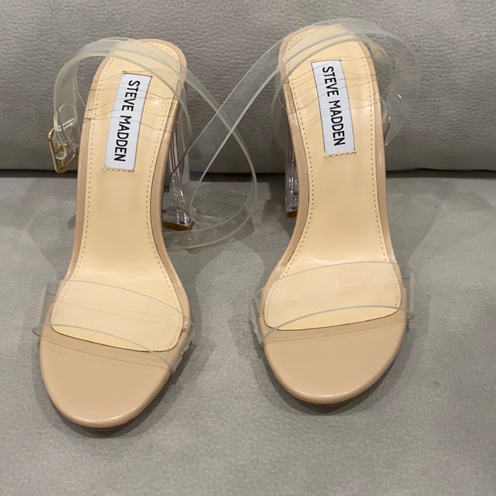 Steve Madden Clear heels